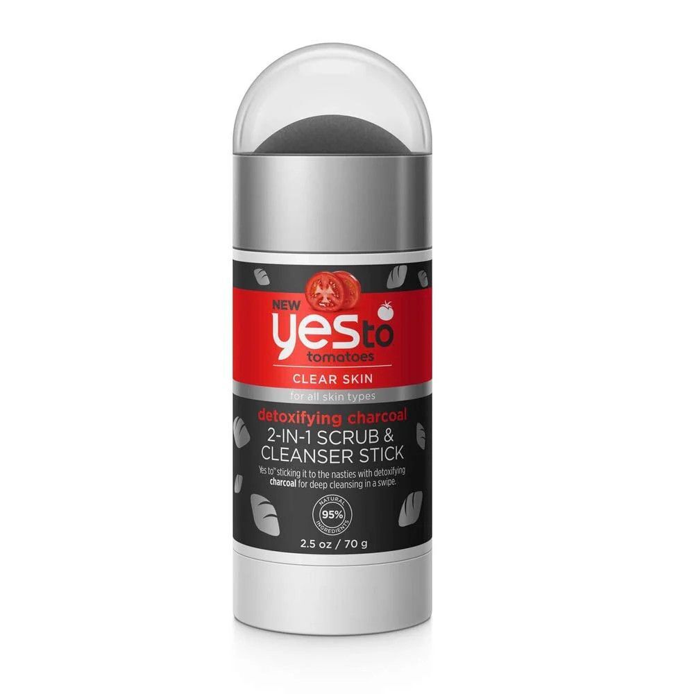 Yes to Tomatoes Clear Skin Detoxifying Charcoal 2 in 1 Face Scrub and cleanser